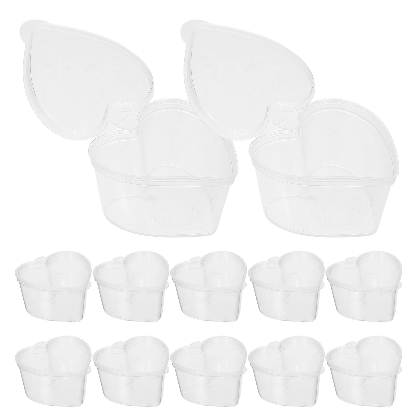 100 pcs Sauce Cups Spice Containers Heart Shaped Plastic Jars Clear Transparent Storage Eco PP Leak Proof Seals Microwave Safe
100 pcs Sauce Cups Spice Containers Heart Shaped Plastic Jars Clear Transparent Storage Eco PP Leak Proof Seals Microwave Safe