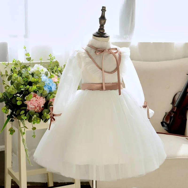Wedding Party Flower Girl Ruffle Design Dress Little Girls Tulle Long Sleeves Children Birthday Party Princess Dress Boutique
Wedding Party Flower Girl Ruffle Design Dress Little Girls Tulle Long Sleeves Children Birthday Party Princess Dress Boutique