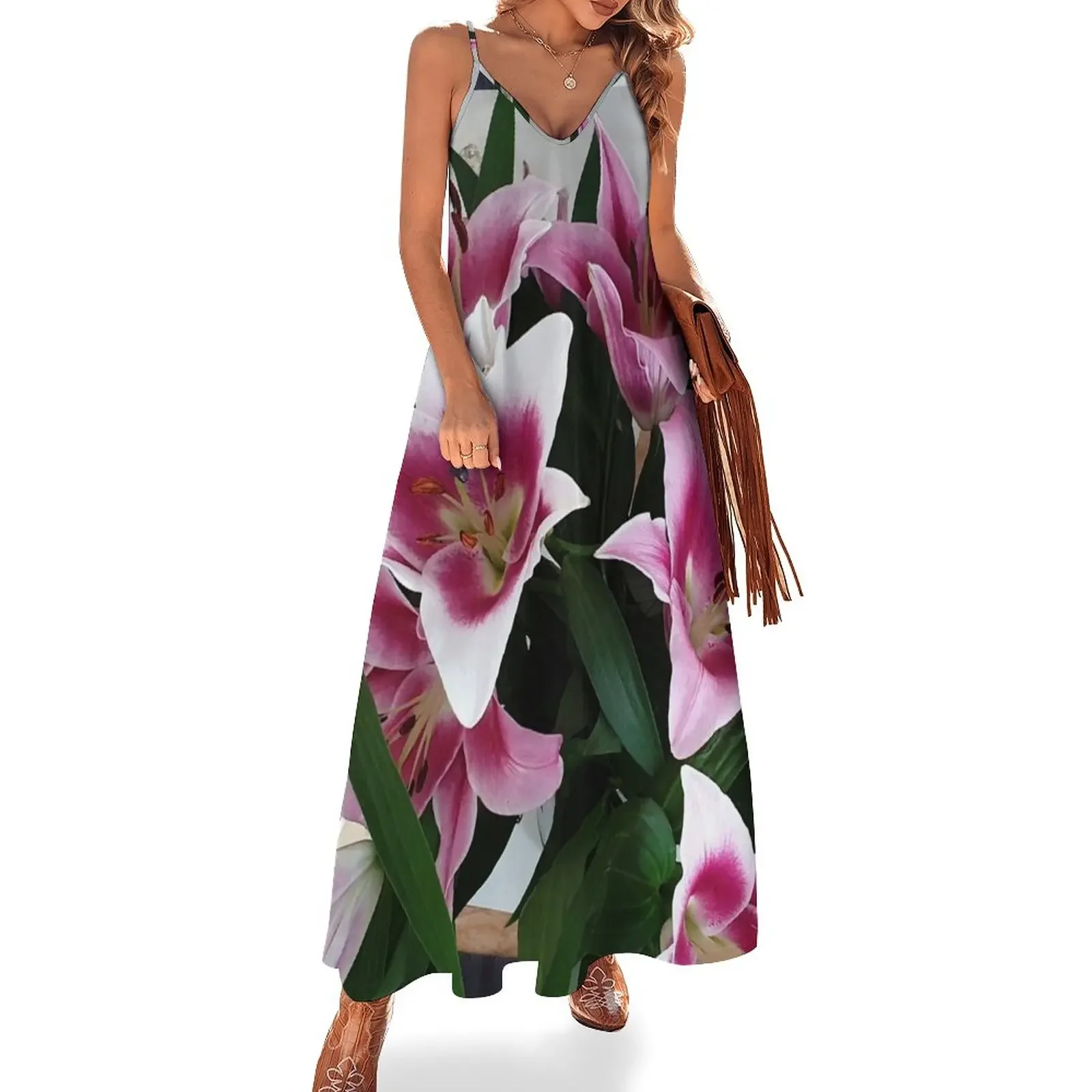 Pink lilies Sleeveless Dress dresses with long sleeves summer woman dress 2024 dresses for womens
Pink lilies Sleeveless Dress dresses with long sleeves summer woman dress 2024 dresses for womens