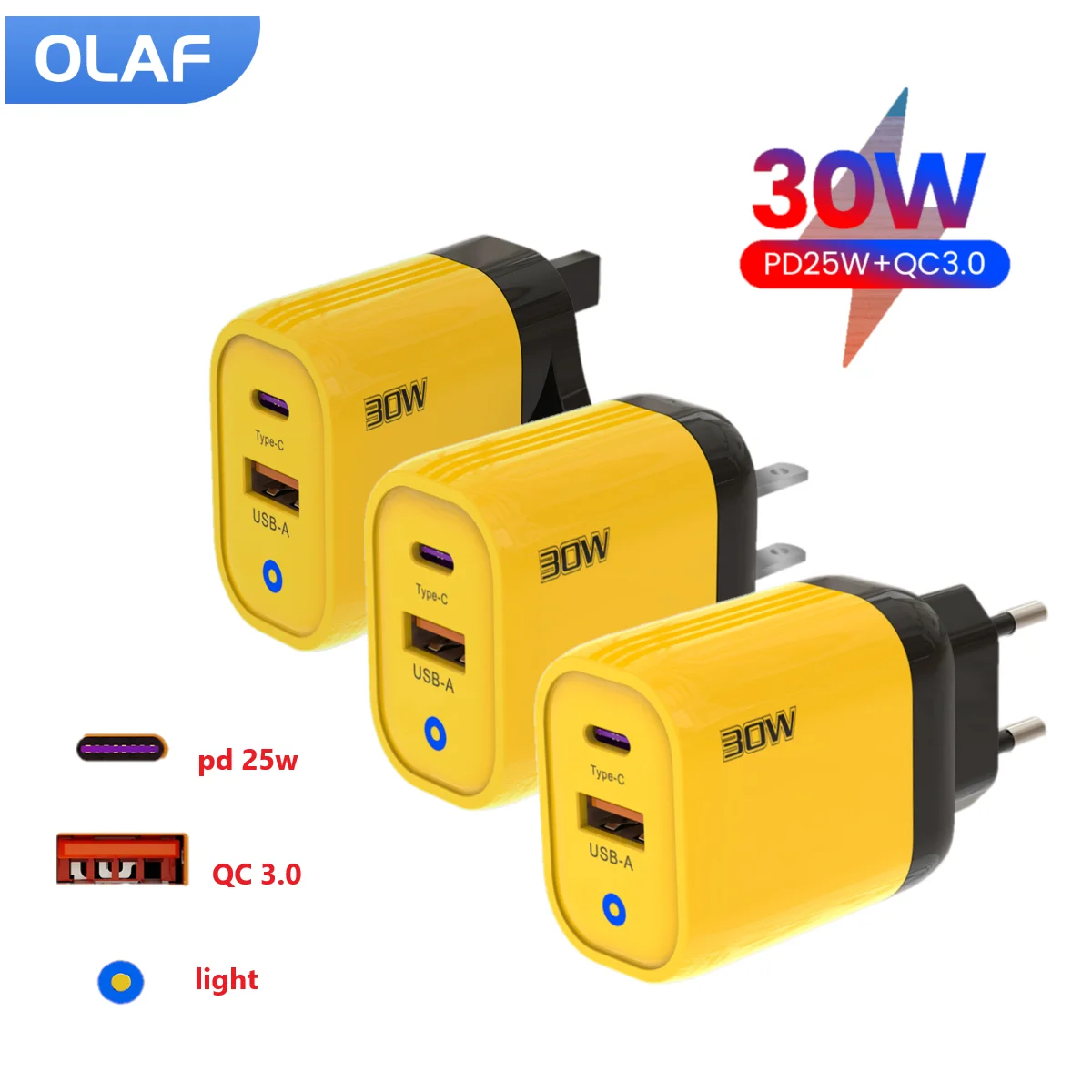 Olaf 30 Вт QC 3,0 USB зарядное устройство для телефона Тип C Быстрая зарядка со светодиодной подсветкой зарядное устройство для Haiwei Samsung Iphone Xiaomi Phone
Olaf 30 Вт QC 3,0 USB зарядное устройство для телефона Тип C Быстрая зарядка со светодиодной подсветкой зарядное устройство для Haiwei Samsung Iphone Xiaomi Phone