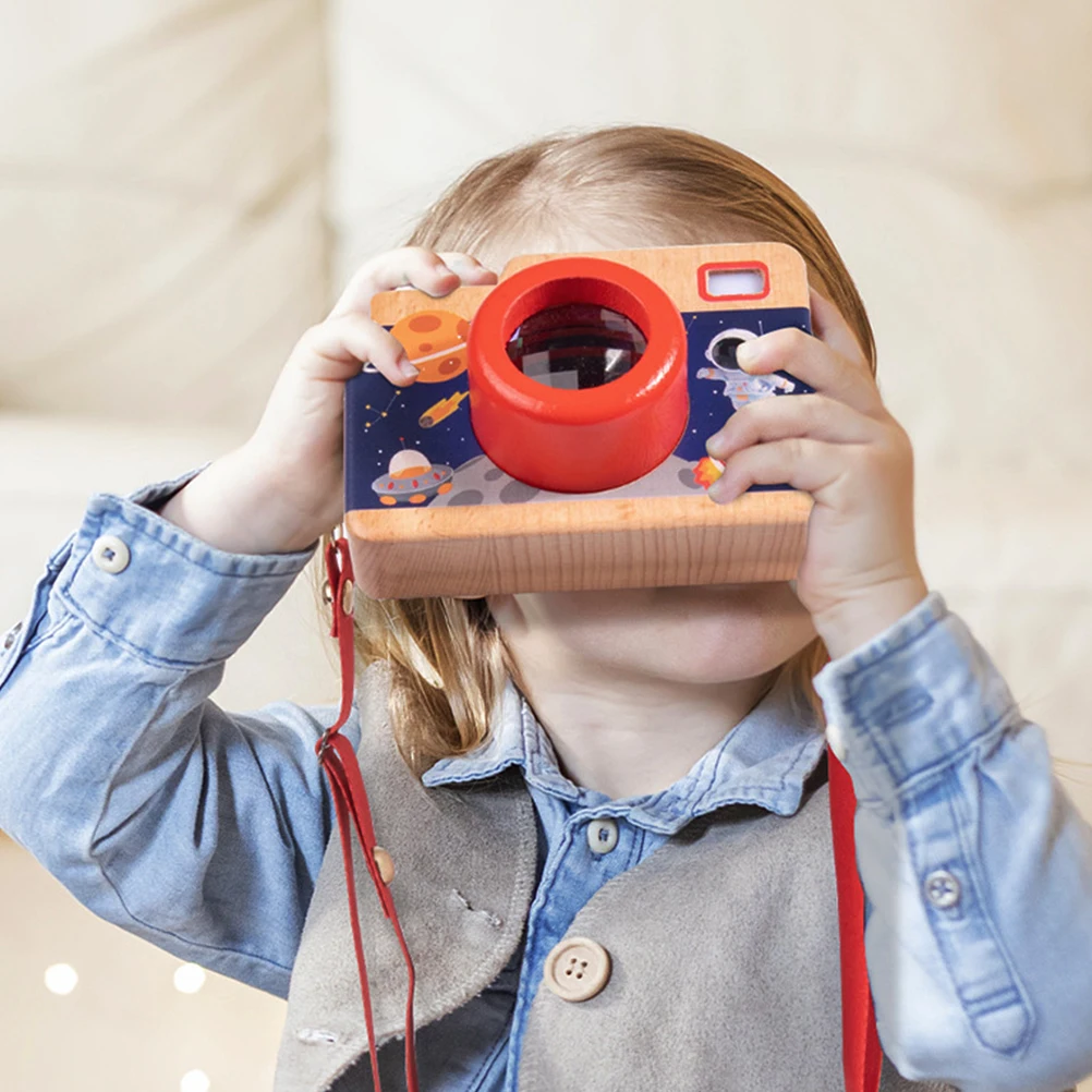 Wooden Creative Camera Toy Simulated Decorative Kaleidoscope Educational Playthings Kids Fun Party Favors Smooth Compact 
Wooden Creative Camera Toy Simulated Decorative Kaleidoscope Educational Playthings Kids Fun Party Favors Smooth Compact