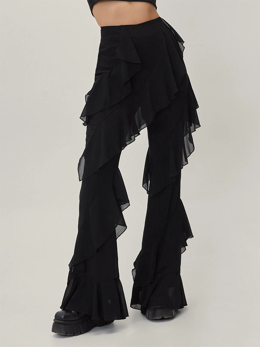 Women s Long Tiered Ruffled Tulle Pants Sheer Mesh Evening Party Layered Pants Mesh Ruffle Beach Bottom Cover up Pants
Women s Long Tiered Ruffled Tulle Pants Sheer Mesh Evening Party Layered Pants Mesh Ruffle Beach Bottom Cover up Pants