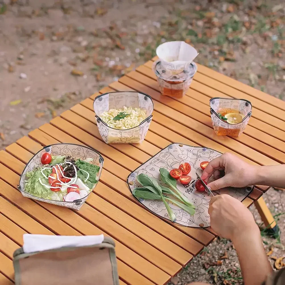 Outdoor Camping Heat-resistant Bowl Folding Bowl Portable Durable Camping Tableware Collapsible Bowl Plate
Outdoor Camping Heat-resistant Bowl Folding Bowl Portable Durable Camping Tableware Collapsible Bowl Plate