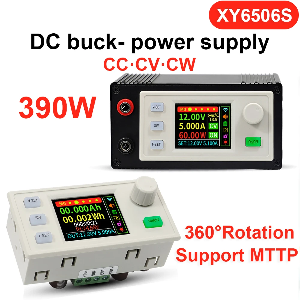 XY6506S 390W DC Buck Converter CNC Adjustable Regulated Power Supply Stabilized Constant Voltage Current Buck Converter 1.8 LCD
XY6506S 390W DC Buck Converter CNC Adjustable Regulated Power Supply Stabilized Constant Voltage Current Buck Converter 1.8 LCD