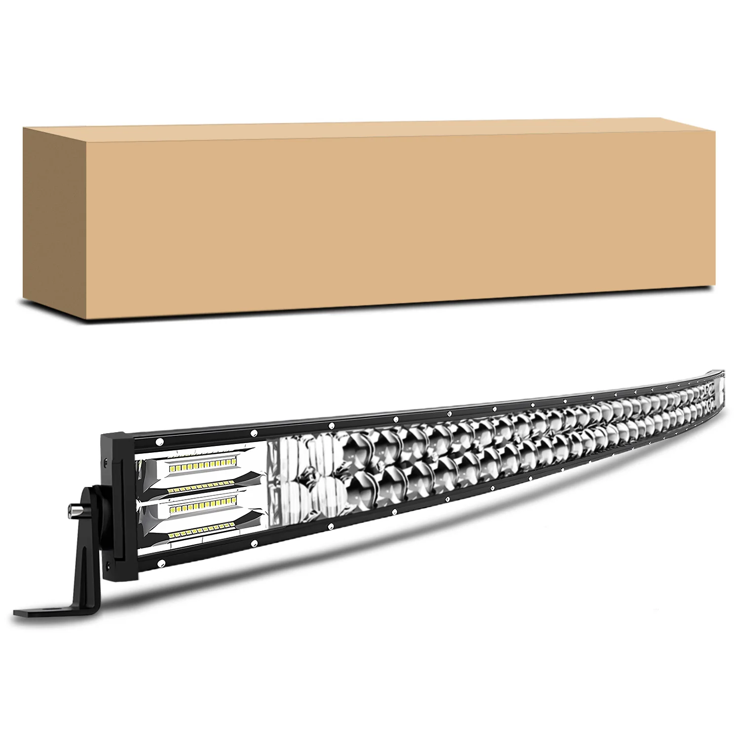 42-дюймовая двухрядная светодиодная панель с изогнутой поверхностью, 3000+ люмен, 12-24В, рабочие фары для бездорожья, для внедорожников, квадроциклов, UTV
42-дюймовая двухрядная светодиодная панель с изогнутой поверхностью, 3000+ люмен, 12-24В, рабочие фары для бездорожья, для внедорожников, квадроциклов, UTV