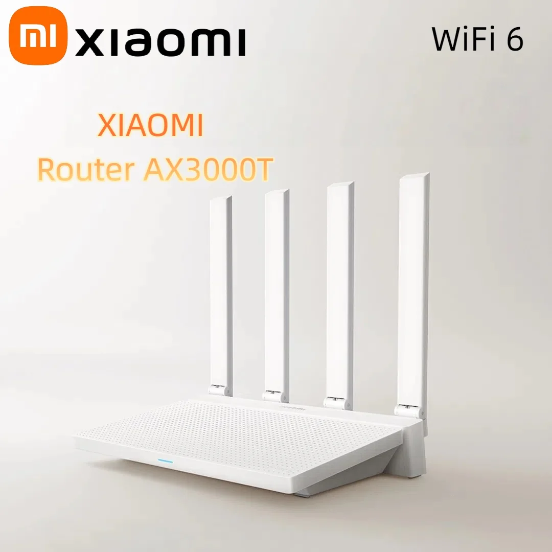 New Xiaomi Router AX3000T IPTV Mesh Networking Gigabit Ethernet Ports Gaming Accelerator Repeater Modem Signal Amplifier
New Xiaomi Router AX3000T IPTV Mesh Networking Gigabit Ethernet Ports Gaming Accelerator Repeater Modem Signal Amplifier