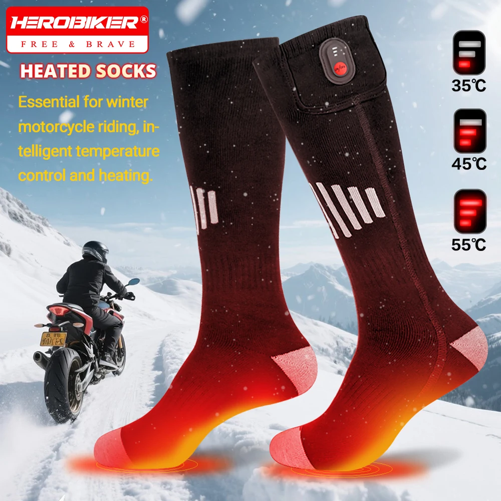 Winter Heated Sock Electric Heating Thermal Socks 3 Modes Adjustable Anti-Cold Men Women Ski Sports Thermal Heated Foot Warmer
Winter Heated Sock Electric Heating Thermal Socks 3 Modes Adjustable Anti-Cold Men Women Ski Sports Thermal Heated Foot Warmer