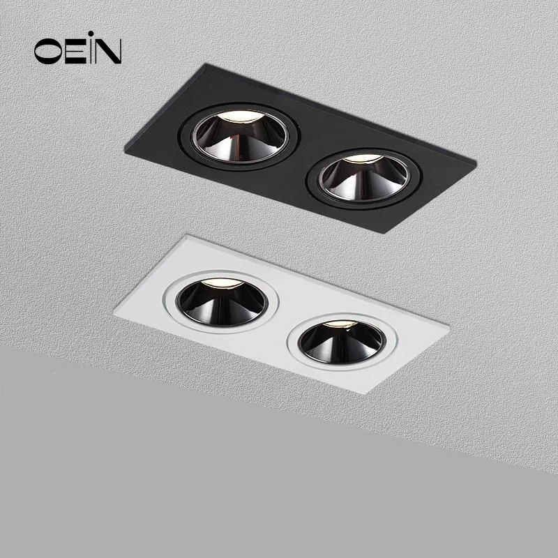 Square ceiling spotlights led embedded double-headed bold lights Home commercial anti-glare ceiling spotlights with main lights
Square ceiling spotlights led embedded double-headed bold lights Home commercial anti-glare ceiling spotlights with main lights