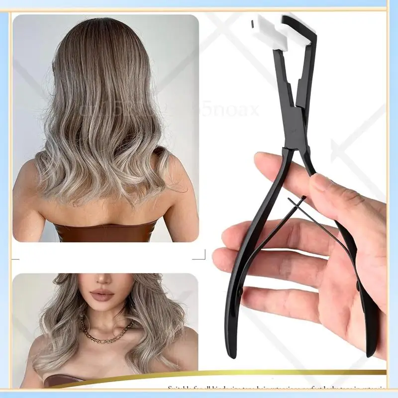 -SPOR Tape In Hair Extensions Pliers Stainless Steel Flat Surface Extensions Tape Sealing Clamp Pliers Tool
-SPOR Tape In Hair Extensions Pliers Stainless Steel Flat Surface Extensions Tape Sealing Clamp Pliers Tool