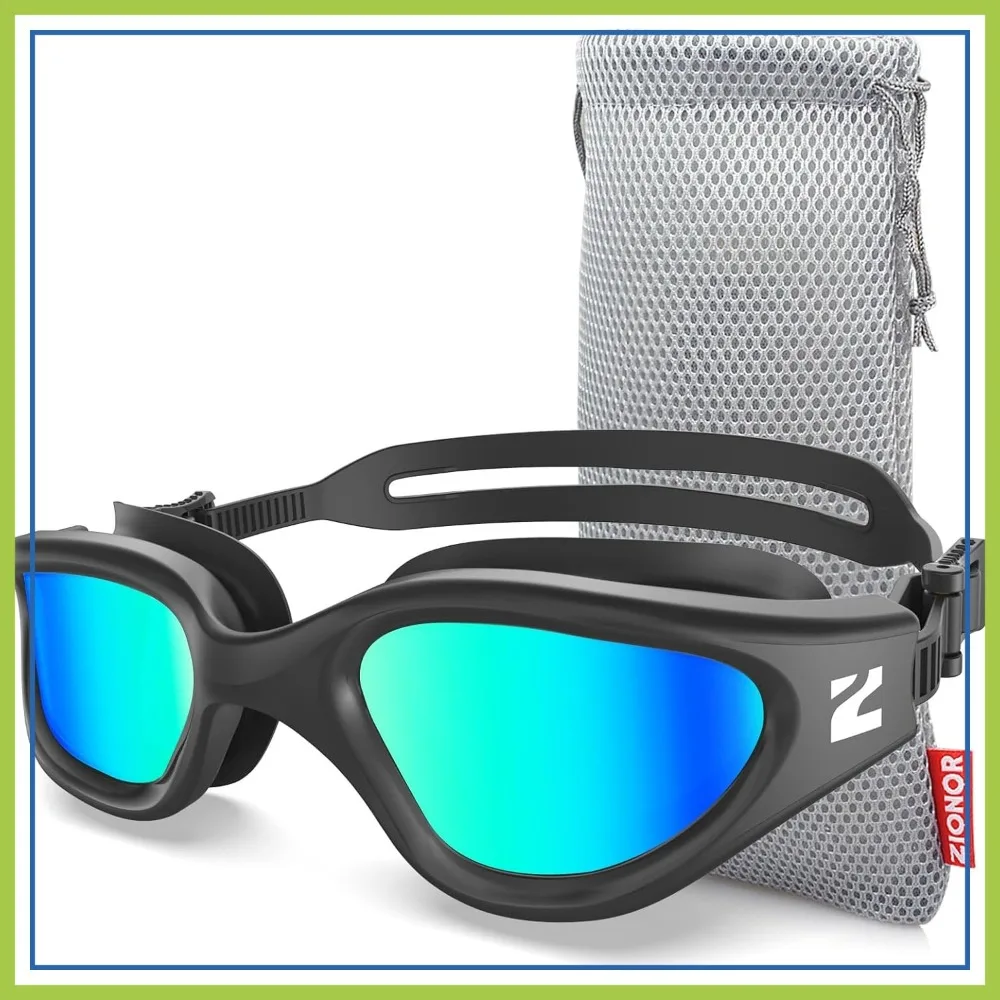 Swim Goggles Adult, Mirrored Anti-Fog Swimming Goggles for Men Women, Clear Vision, UV Protection
Swim Goggles Adult, Mirrored Anti-Fog Swimming Goggles for Men Women, Clear Vision, UV Protection