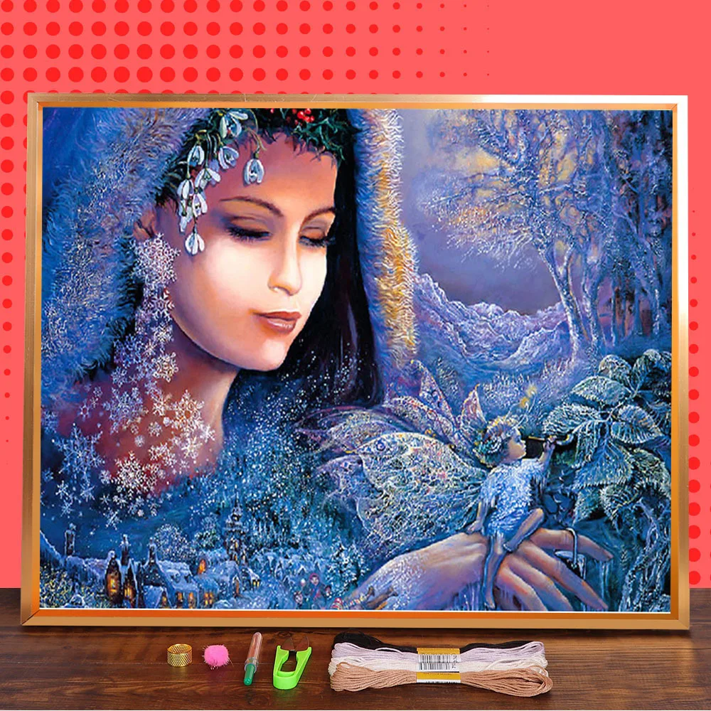 Landscape Character Flower Printed 11CT Cross Stitch DIY Embroidery Kit DMC Threads Craft Hobby Painting Sewing Magic Jewelry
Landscape Character Flower Printed 11CT Cross Stitch DIY Embroidery Kit DMC Threads Craft Hobby Painting Sewing Magic Jewelry