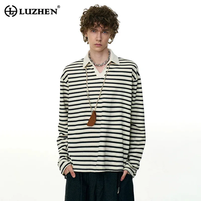 LUZHEN 2025 весенние рубашки в полоску с длинными рукавами и лацканами, пуловеры, мужская модная корейская элегантная красивая повседневная одежда JY3569
LUZHEN 2025 весенние рубашки в полоску с длинными рукавами и лацканами, пуловеры, мужская модная корейская элегантная красивая повседневная одежда JY3569