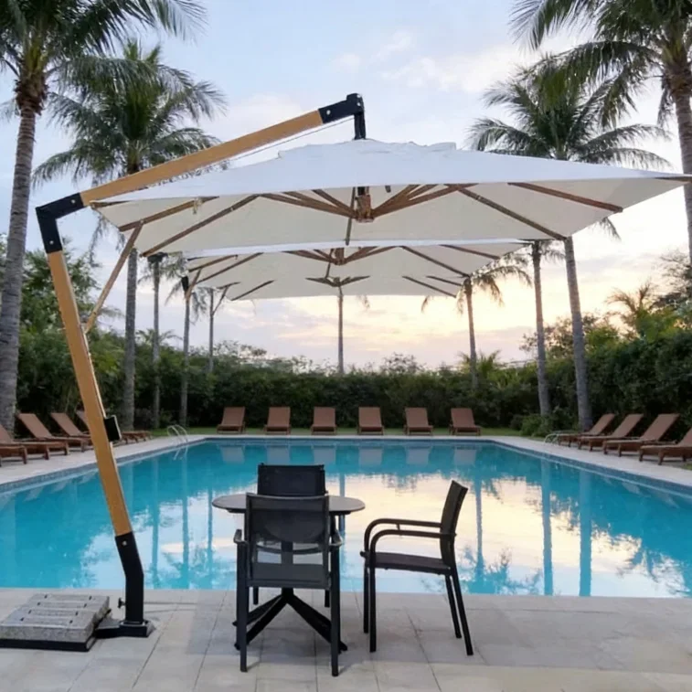2026 Modern Design Customized Color Sun Waterproof Fabric Heavy Duty High Quality Patio Courtyard Garden Outdoor Beach Umbrella
2026 Modern Design Customized Color Sun Waterproof Fabric Heavy Duty High Quality Patio Courtyard Garden Outdoor Beach Umbrella