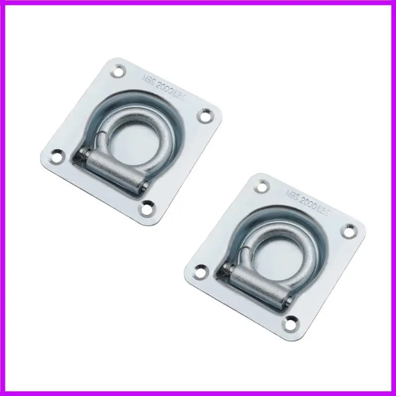 1/2pcs Recessed Trailer Rope Ring Stainless Steel Tie Down D Ring 2000lb Breaking Force Cargo For Vans Trailers
1/2pcs Recessed Trailer Rope Ring Stainless Steel Tie Down D Ring 2000lb Breaking Force Cargo For Vans Trailers
