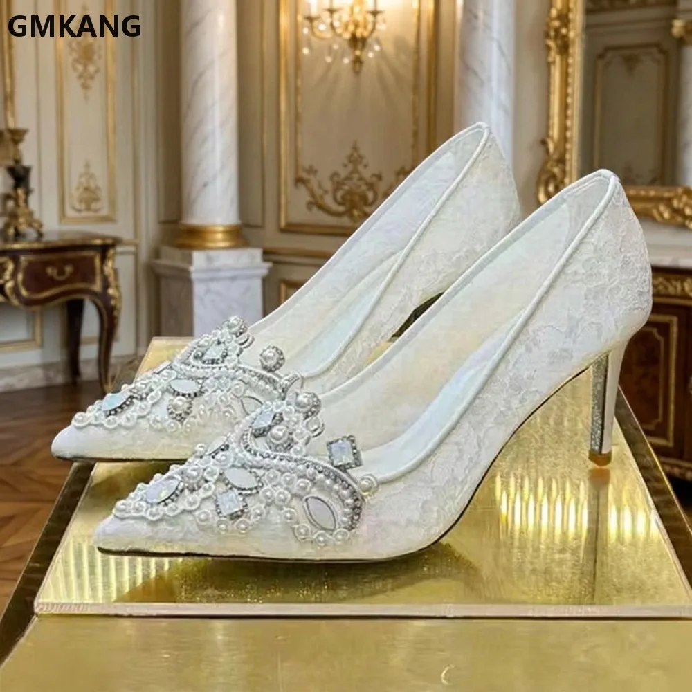 GMKANG Women Pointed Toe High Heel Pumps Rhinestone Mesh Hollow Out Stiletto Sandals Summer Party Dress Shoes Comfort Fit
GMKANG Women Pointed Toe High Heel Pumps Rhinestone Mesh Hollow Out Stiletto Sandals Summer Party Dress Shoes Comfort Fit