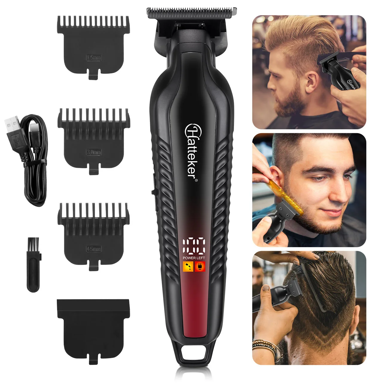 Electric Clipper Barber-Grade USB Rechargeable Hair Trimmer Razor for Home Grooming Precision Shaving Classic Hairstyle Creation
Electric Clipper Barber-Grade USB Rechargeable Hair Trimmer Razor for Home Grooming Precision Shaving Classic Hairstyle Creation