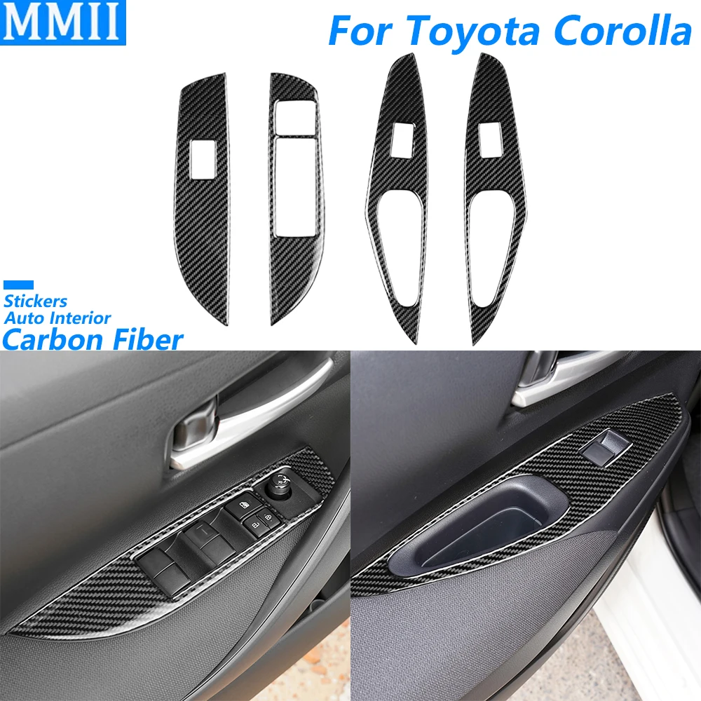 Для Toyota Corolla 2019-2024 углеродное волокно, переключатель управления подъемом окна, декоративная крышка, автомобильные аксессуары, внутренняя наклейка
Для Toyota Corolla 2019-2024 углеродное волокно, переключатель управления подъемом окна, декоративная крышка, автомобильные аксессуары, внутренняя наклейка