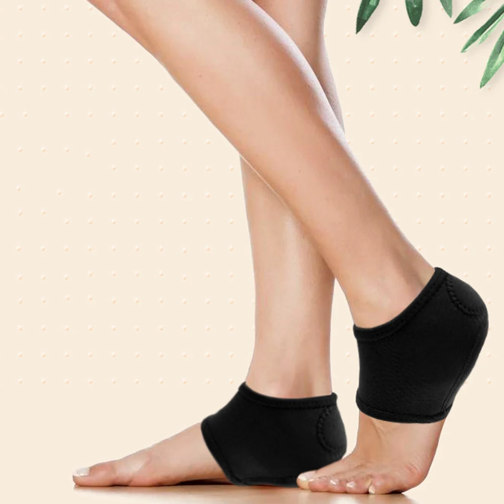 2 Pairs Black Silicone Covers Anti-Slip Breathable Socks Reusable Sports Protection Vibration Absorption Heel Supports Non-Slip
2 Pairs Black Silicone Covers Anti-Slip Breathable Socks Reusable Sports Protection Vibration Absorption Heel Supports Non-Slip