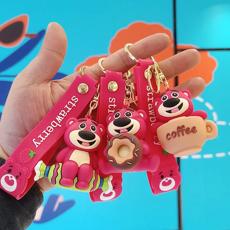 2025NEW Disney Strawberry Bear Keychain Anime Cartoon Car Keychain Bag Pendant Keyring Accessories DIY for Women Girl Gift
2025NEW Disney Strawberry Bear Keychain Anime Cartoon Car Keychain Bag Pendant Keyring Accessories DIY for Women Girl Gift