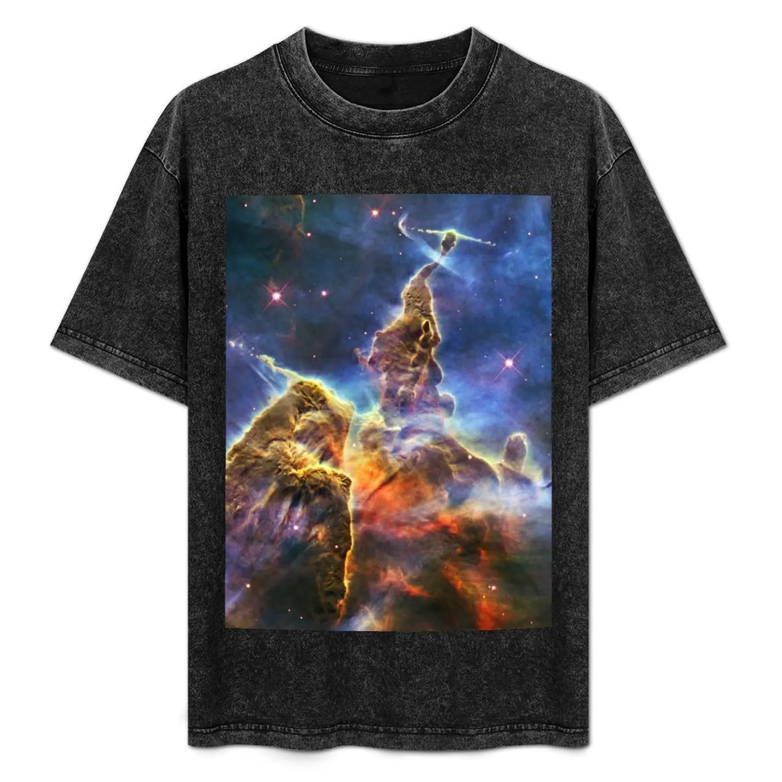 Carina Nebula, Mystic Mountain. HH 901 (Hubble telescope) — space poster T-Shirt Basic Casual Wear Short Sleeve Top
Carina Nebula, Mystic Mountain. HH 901 (Hubble telescope) — space poster T-Shirt Basic Casual Wear Short Sleeve Top