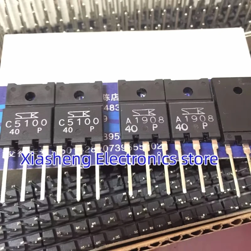 New Original 2Pairs 2SA1908 A1908 + 2SC5100 C5100 TO-3PF Audio Amplifier Transistor In Stock
New Original 2Pairs 2SA1908 A1908 + 2SC5100 C5100 TO-3PF Audio Amplifier Transistor In Stock