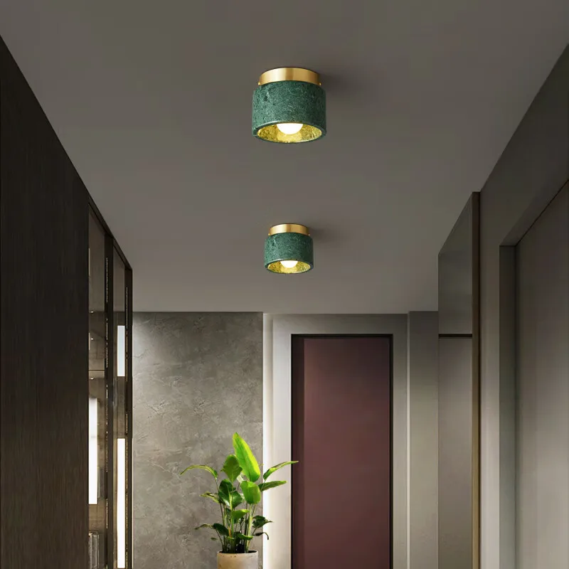 Nordic Marble Downlight Living Bedroom Room Decor Marble Ceiling Light Green White Stone Corridor Aisle Lamp
Nordic Marble Downlight Living Bedroom Room Decor Marble Ceiling Light Green White Stone Corridor Aisle Lamp