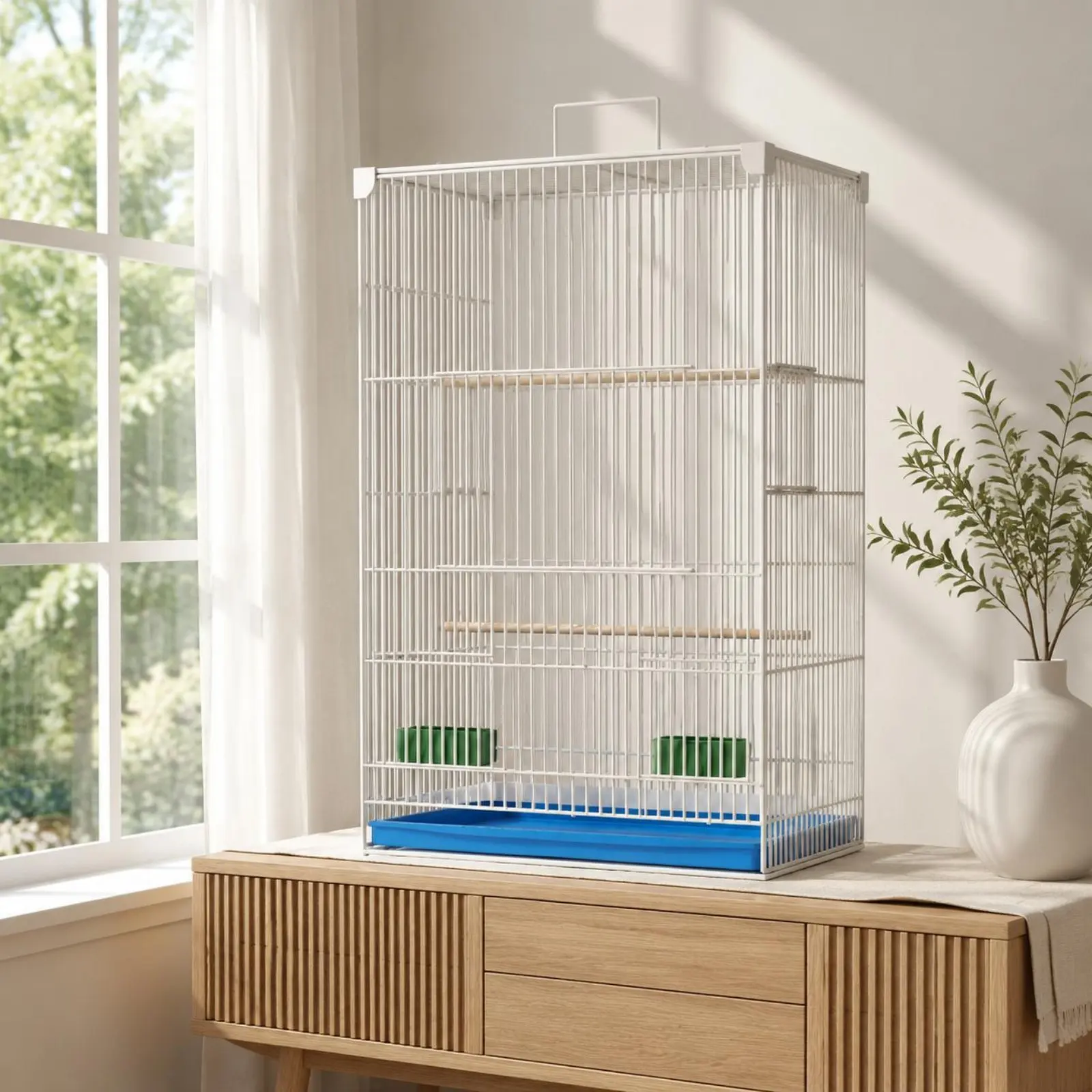 Large Bird Enclosure Extra Tall Breeding Bird Enclosure Pet Housing Non Coating Wrought Iron for Home
Large Bird Enclosure Extra Tall Breeding Bird Enclosure Pet Housing Non Coating Wrought Iron for Home