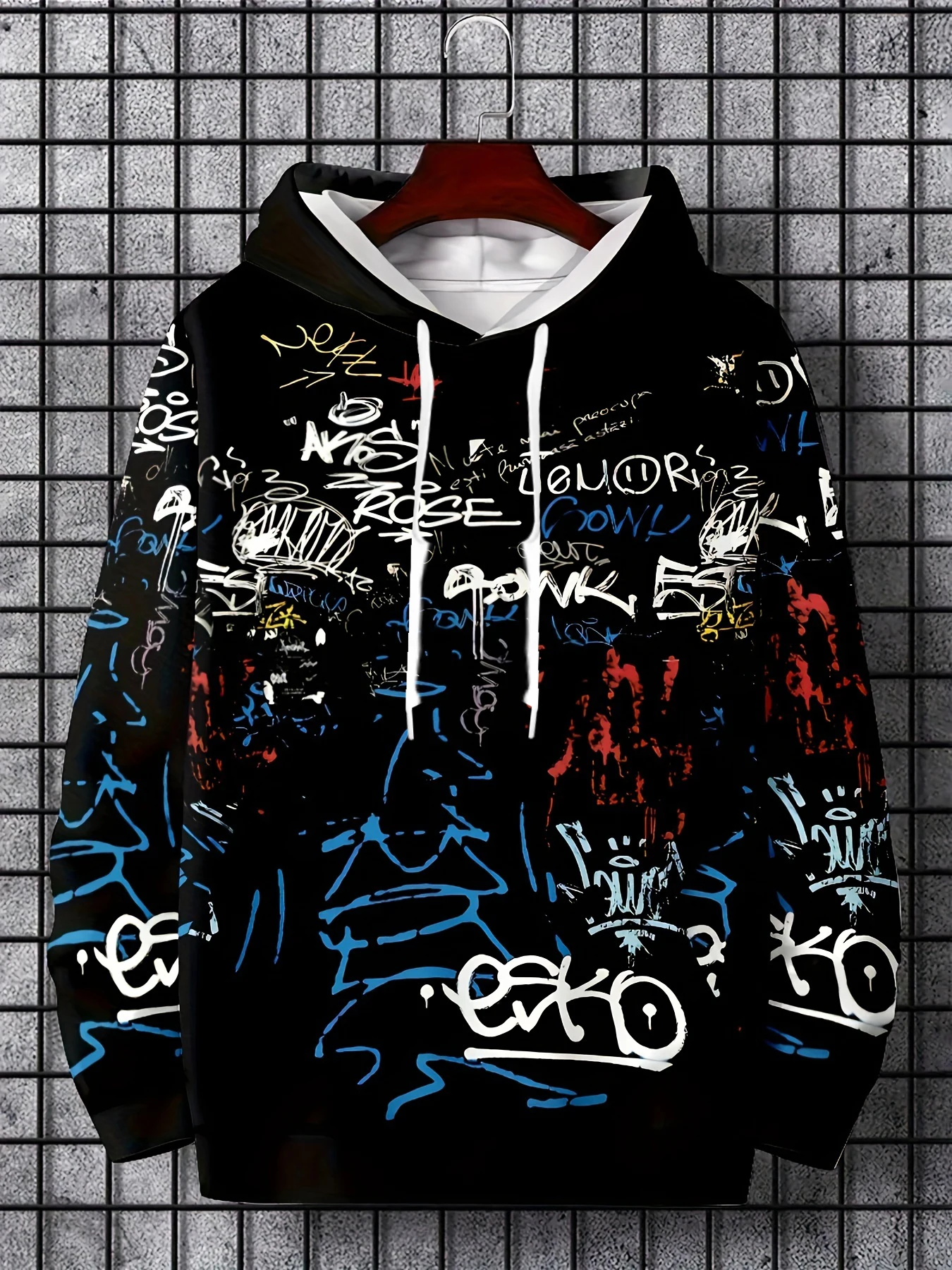 Fashion Graffiti Style Hoodies 3D Letter Print Pullover Trend Street Hip Hop Men Clothing Autumn Winter Daily Casual Sweatshirts
Fashion Graffiti Style Hoodies 3D Letter Print Pullover Trend Street Hip Hop Men Clothing Autumn Winter Daily Casual Sweatshirts
