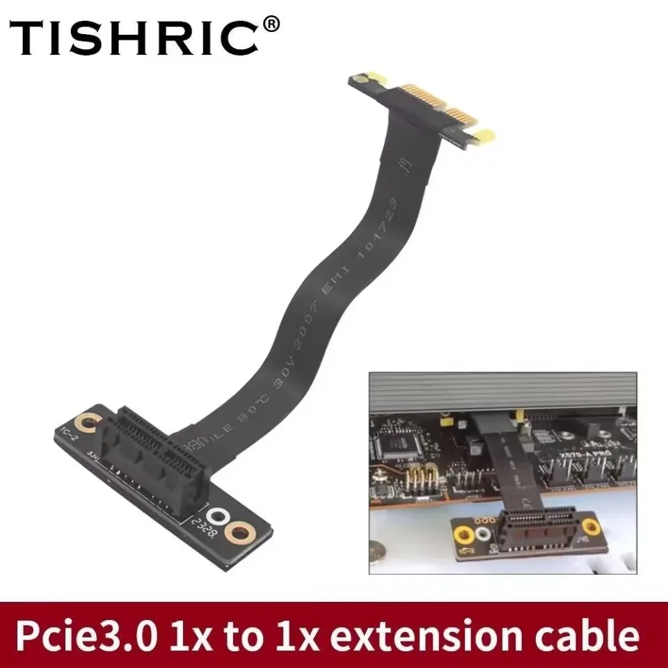 TISHRIC 10PCS 12cm Cable Full Speed 3.0PCIE X1 Riser Cable Graphics Card Extension Cable flexible Shielded Extender for GPU
TISHRIC 10PCS 12cm Cable Full Speed 3.0PCIE X1 Riser Cable Graphics Card Extension Cable flexible Shielded Extender for GPU