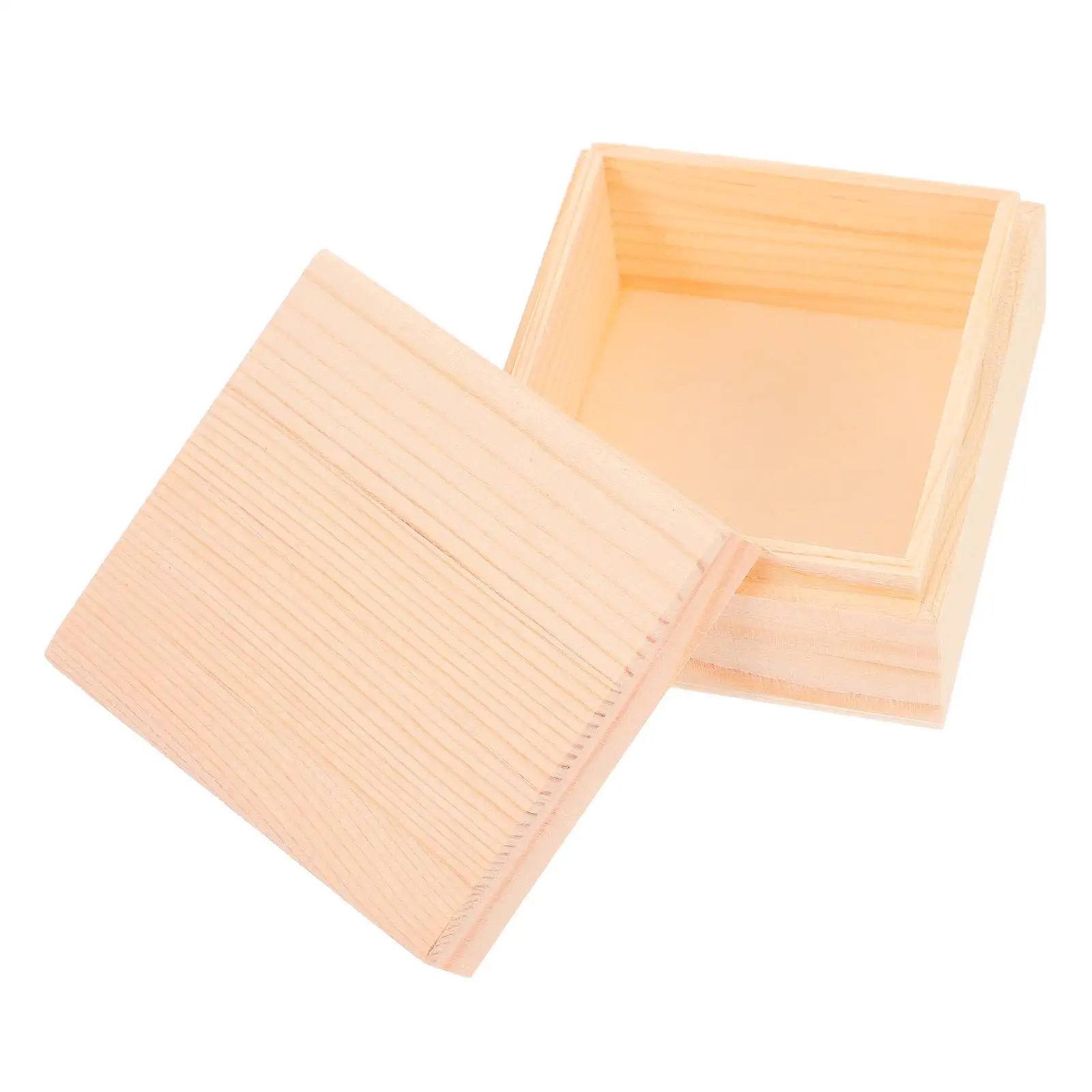 Wooden Storage Box Decorative Boxes with Lids Chest DIY Paintable Home Office Bedroom Jewelry Storage Solution
Wooden Storage Box Decorative Boxes with Lids Chest DIY Paintable Home Office Bedroom Jewelry Storage Solution