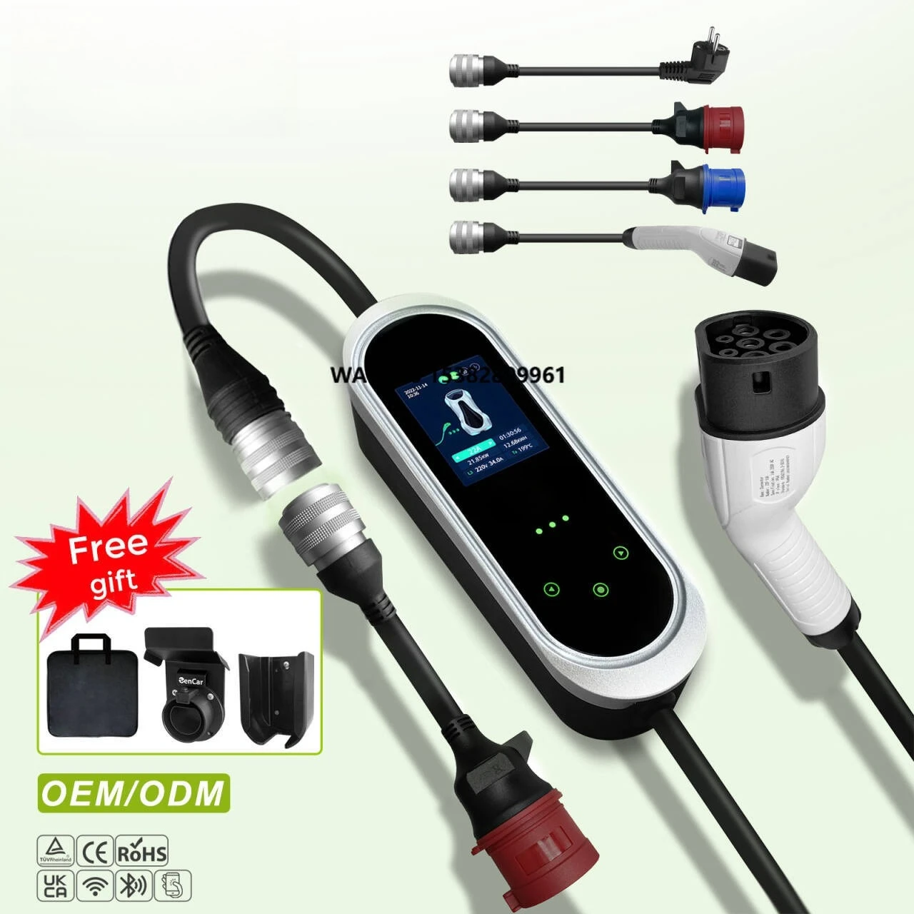 Zencar EPro 32A 22KW Type 2 Fast Home Electric Car EV Charger Portable Carry Smart WiFi BT App EVSE Charging 3-in-1 Multi Plugs
Zencar EPro 32A 22KW Type 2 Fast Home Electric Car EV Charger Portable Carry Smart WiFi BT App EVSE Charging 3-in-1 Multi Plugs