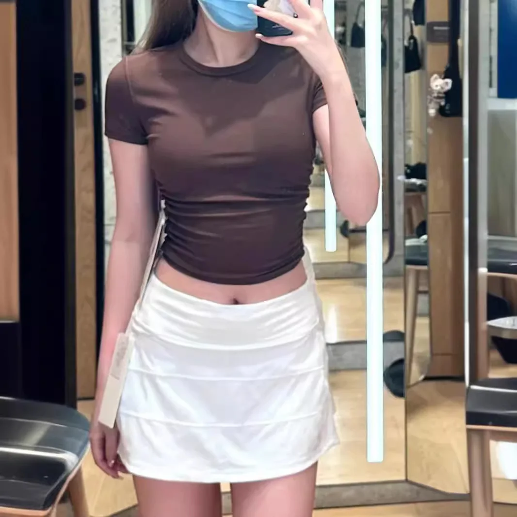 Threaded Short Sleeve Yoga Fitness Women's Casual T-Shirt Sports Running Quick Drying Slim Fit
Threaded Short Sleeve Yoga Fitness Women's Casual T-Shirt Sports Running Quick Drying Slim Fit