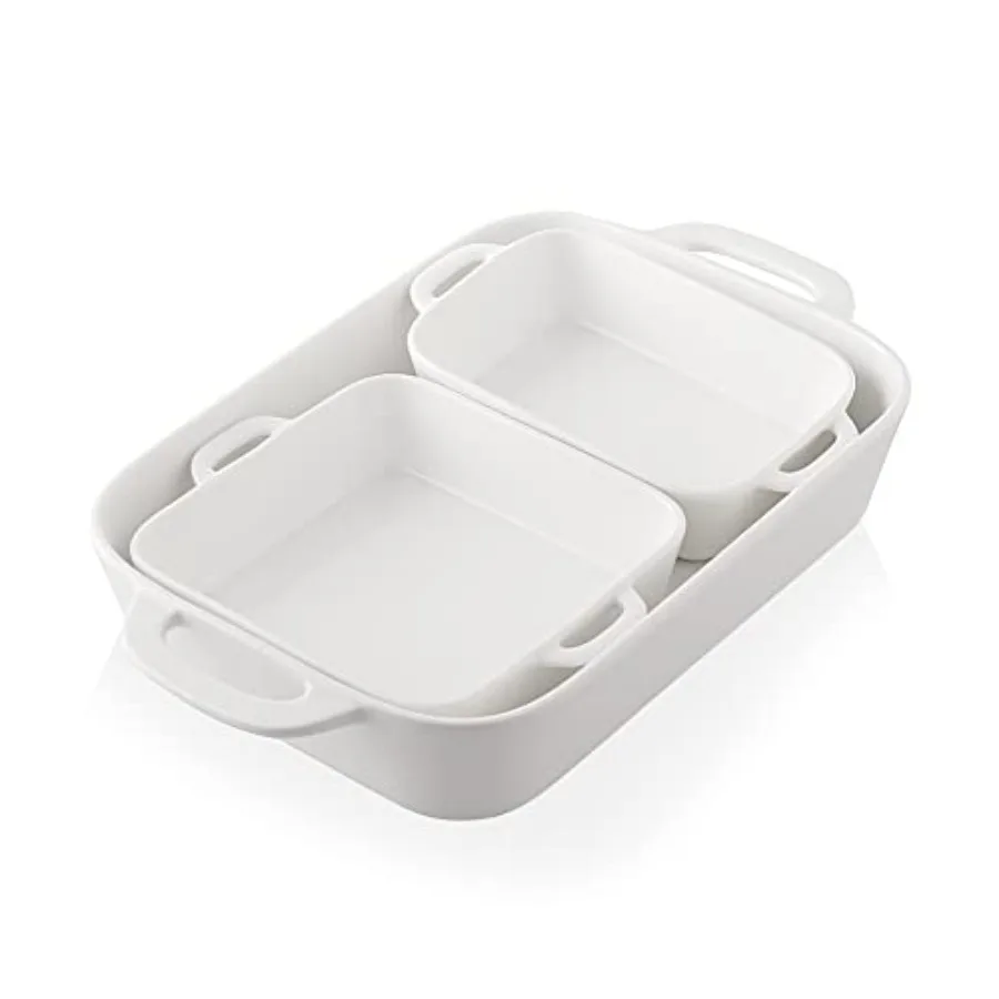Ceramic Bakeware Set, Rectangular Bakg Dish for Cookg, Kitchen, Cake Dner, Banquet and Daily Use, for Oven Porcelain Baking Pan
Ceramic Bakeware Set, Rectangular Bakg Dish for Cookg, Kitchen, Cake Dner, Banquet and Daily Use, for Oven Porcelain Baking Pan