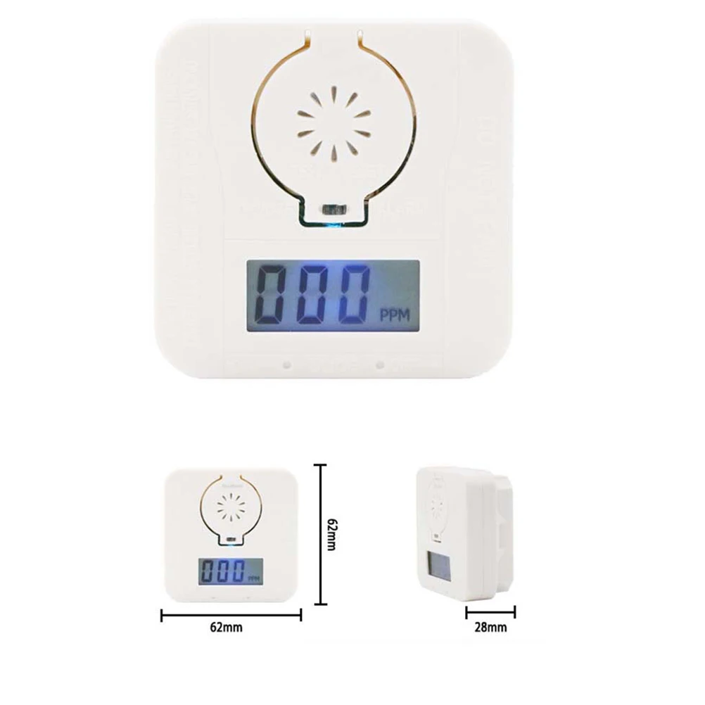 2Pcs Carbon Monoxide Alarm with LED Display Low Power Reminder High Sensitivity Co Sensor for Home Safety Security
2Pcs Carbon Monoxide Alarm with LED Display Low Power Reminder High Sensitivity Co Sensor for Home Safety Security