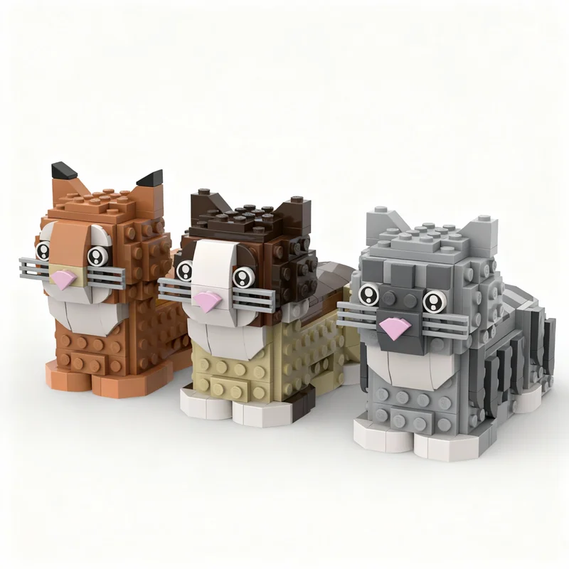 468pcs MOC Cat Breeds Creator Model Building Blocks Construction Toy Christmas Gifts DIY Creative Idea Education Assemble Brick
468pcs MOC Cat Breeds Creator Model Building Blocks Construction Toy Christmas Gifts DIY Creative Idea Education Assemble Brick
