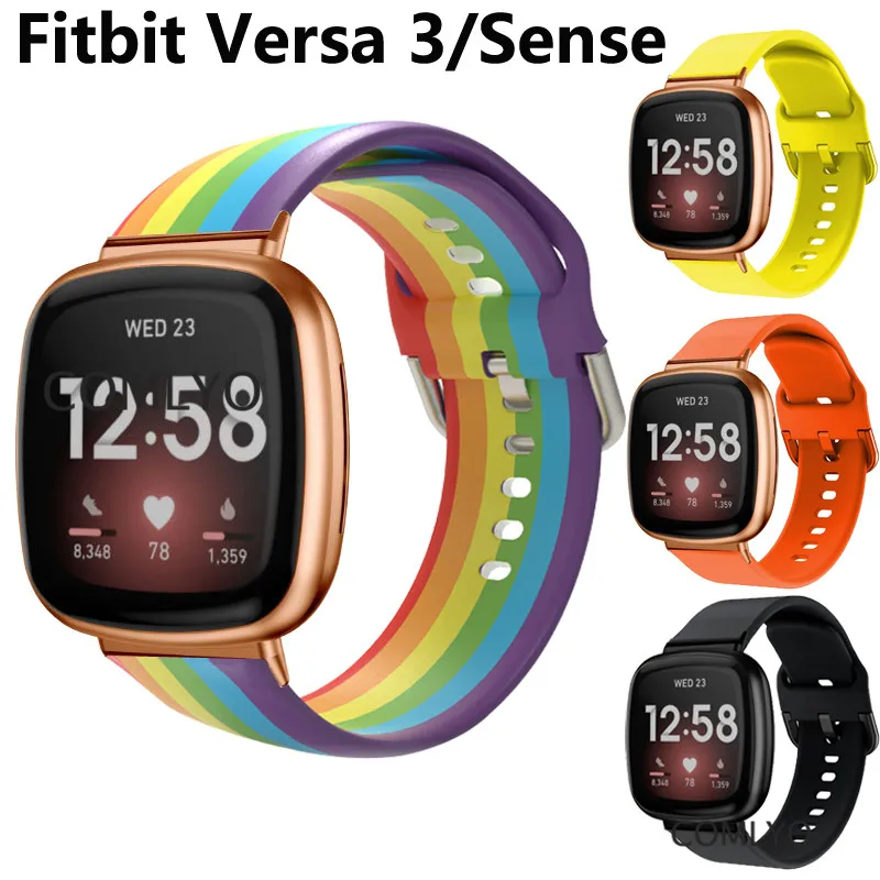 Спортивный ремешок для часов Fitbit Versa 3, сменный силиконовый ремешок для браслета Fitbit Sense Карлос Корреа аксессуары
Спортивный ремешок для часов Fitbit Versa 3, сменный силиконовый ремешок для браслета Fitbit Sense Карлос Корреа аксессуары