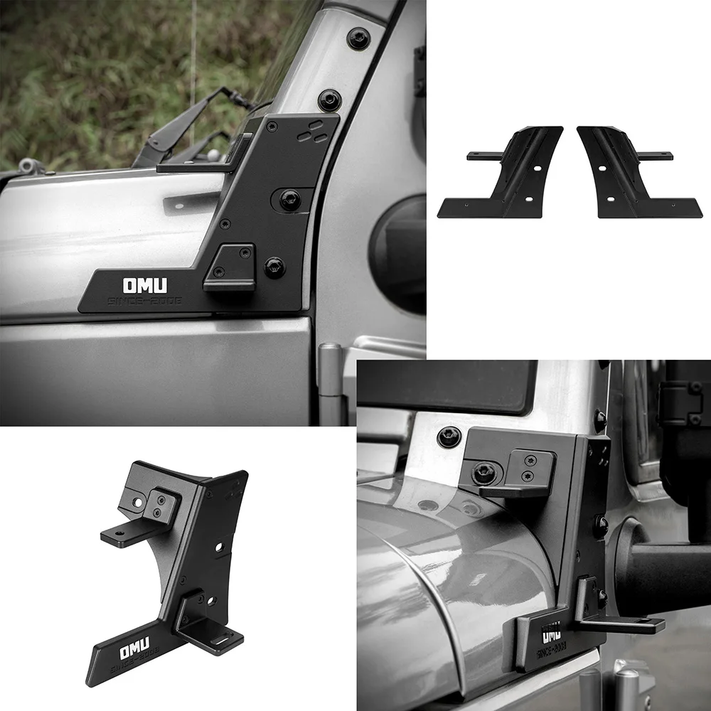 Aluminum Alloy A-Pillar Light Brackets Dual Lamp Mount for Jeep Wrangler JK 2007-2017 Exterior Accessories,OMU024 Jk
Aluminum Alloy A-Pillar Light Brackets Dual Lamp Mount for Jeep Wrangler JK 2007-2017 Exterior Accessories,OMU024 Jk