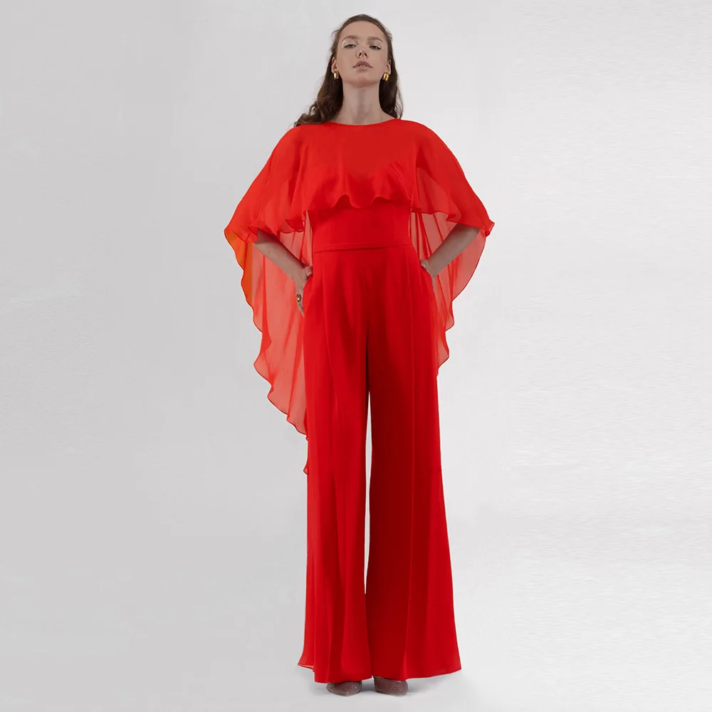 Jumpsuit Dresses For Sexy Women Vestidos de festa Elegant платье вечернее Backless Chiffon Cocktail Party Gowns With Pockets
Jumpsuit Dresses For Sexy Women Vestidos de festa Elegant платье вечернее Backless Chiffon Cocktail Party Gowns With Pockets