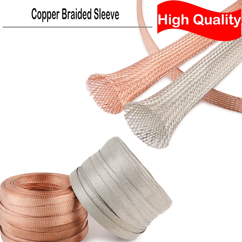 1/5/8/M Copper Braided Sleeve Tinned Plating 4 6 8 10 16 18 22 28mm Expandable Metal Sheath Screening Signal Wire Cable Shielded
1/5/8/M Copper Braided Sleeve Tinned Plating 4 6 8 10 16 18 22 28mm Expandable Metal Sheath Screening Signal Wire Cable Shielded