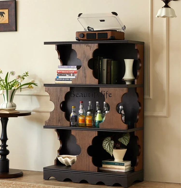 ls 51 Medieval solid wood bookcase living room French home half wall module display cabinet
ls 51 Medieval solid wood bookcase living room French home half wall module display cabinet