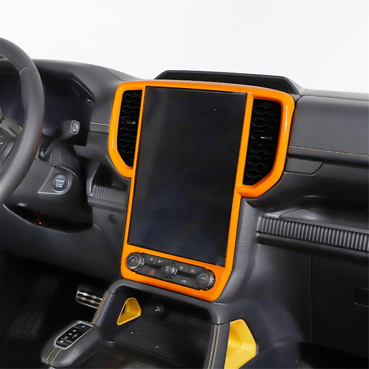 Exclusive For Ford Ranger 2023 2024 Center Control Air Vent Outlet Cover Display Screen Trim Interior Accessories Orange
Exclusive For Ford Ranger 2023 2024 Center Control Air Vent Outlet Cover Display Screen Trim Interior Accessories Orange