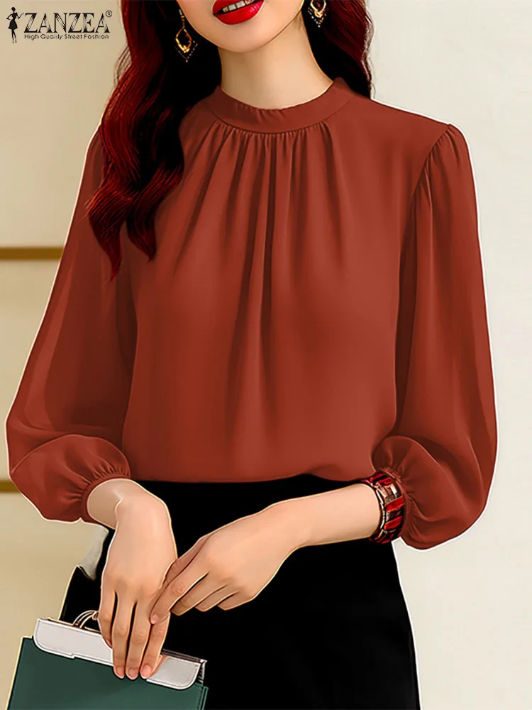 ZANZEA Vintage 2024 Summer Women Blouses Shirt 3/4 Sleeve Solid OL Work O-Neck Pleated Tops Oversized Blusas Tunic Streetwear
ZANZEA Vintage 2024 Summer Women Blouses Shirt 3/4 Sleeve Solid OL Work O-Neck Pleated Tops Oversized Blusas Tunic Streetwear