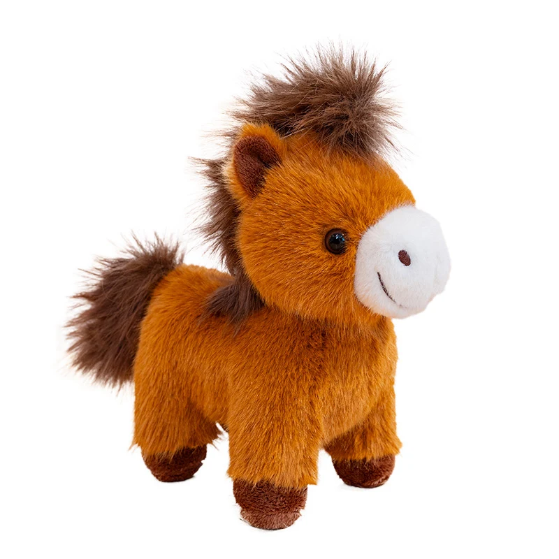 25cm Creative Cartoon Horse Plush Animal Lovely Real Life Christmas Gift Huggable Doll Toys For Children
25cm Creative Cartoon Horse Plush Animal Lovely Real Life Christmas Gift Huggable Doll Toys For Children