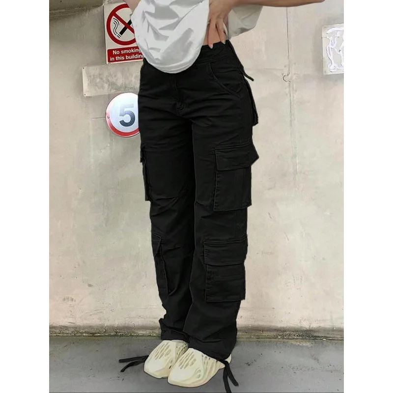 Neutral Style Cargo Pants Eight Pockets Casual Loose Fit Neutral Waist Other Material 100% Spring Season Women's Premium
Neutral Style Cargo Pants Eight Pockets Casual Loose Fit Neutral Waist Other Material 100% Spring Season Women's Premium