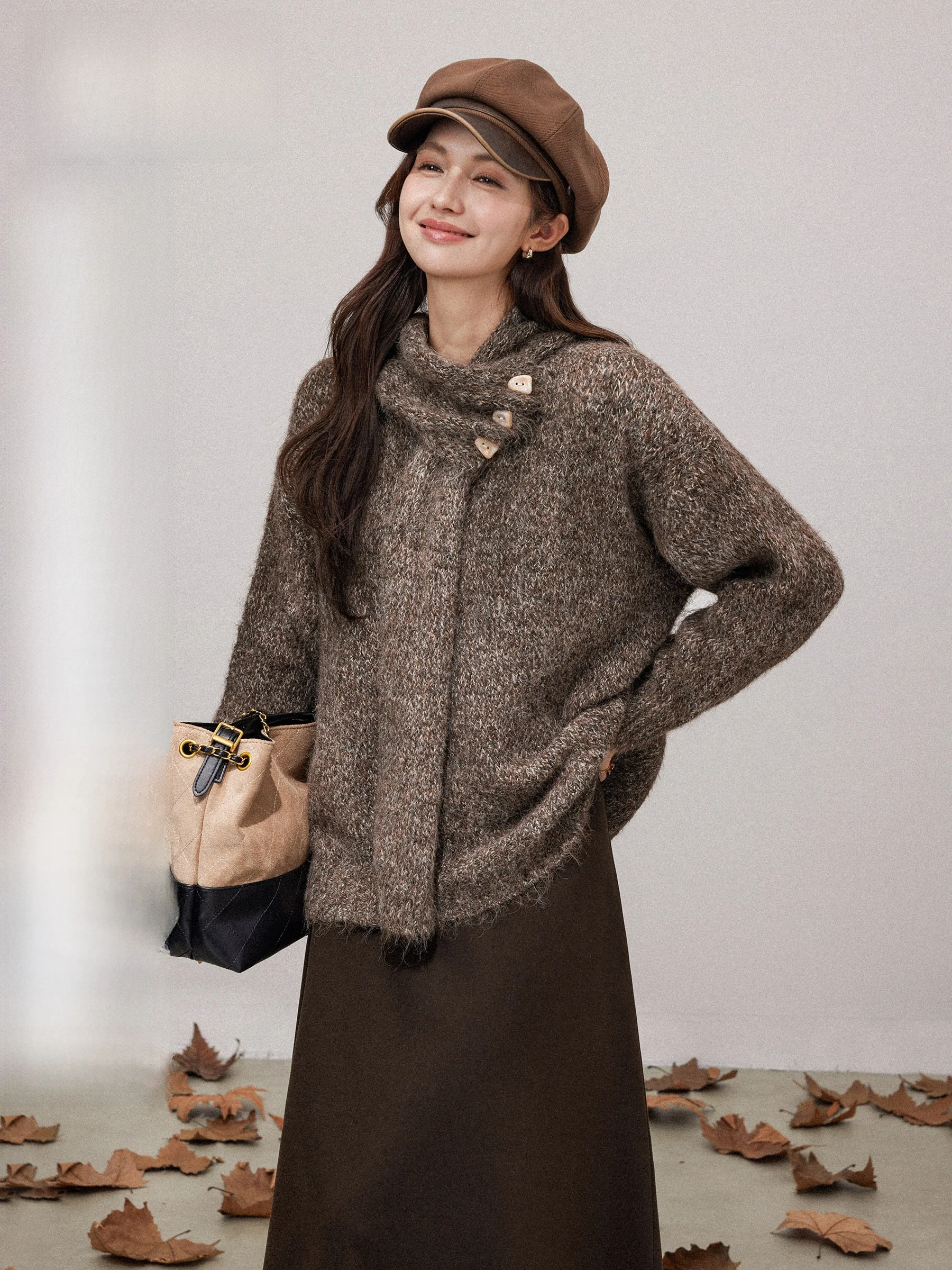 Мягкий уютный свитер с v-образным вырезом, женский свободный осенне-зимний новый вязаный шарф Neline Long Sve, повседневный удобный топ
Мягкий уютный свитер с v-образным вырезом, женский свободный осенне-зимний новый вязаный шарф Neline Long Sve, повседневный удобный топ