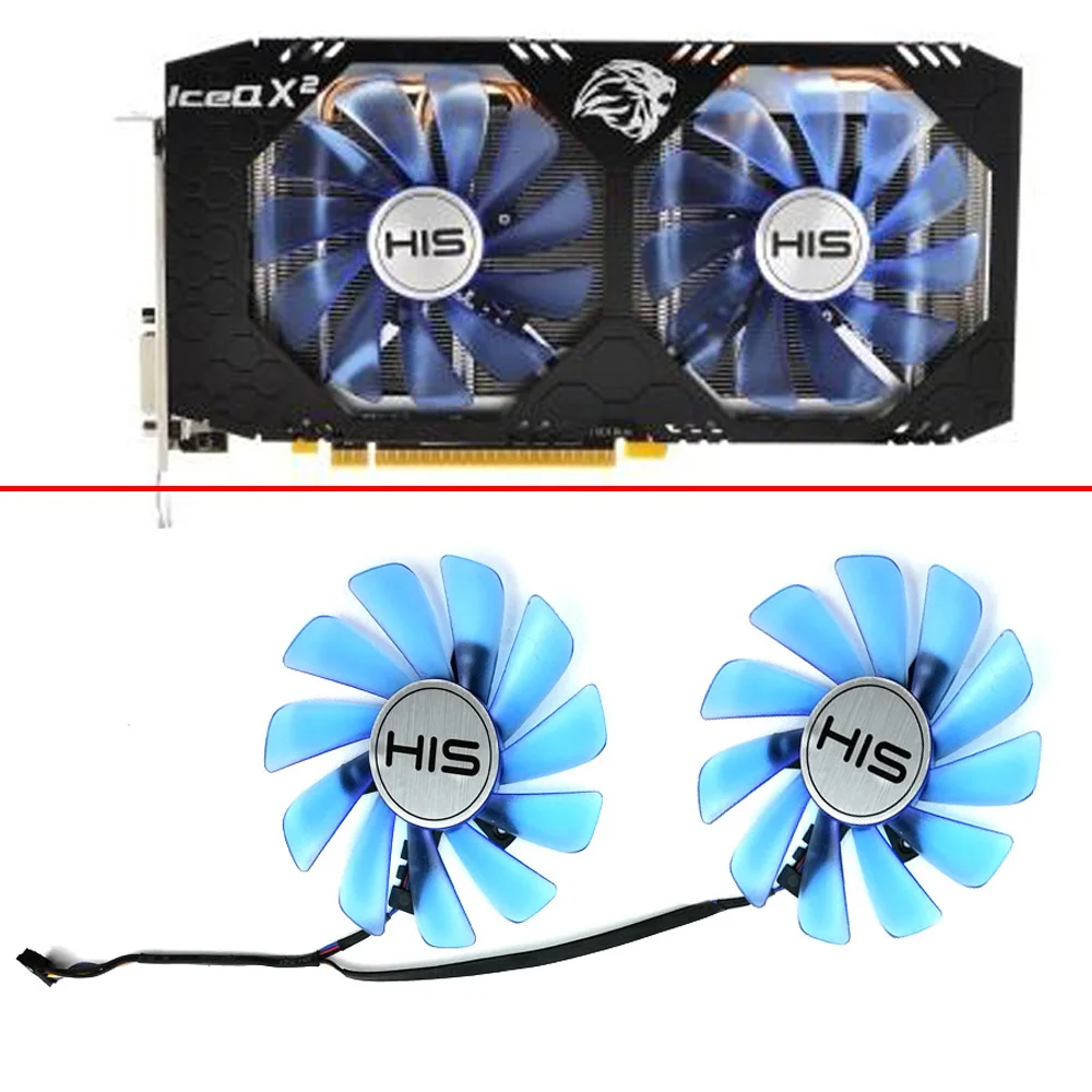 2pcs 85mm FDC10H12S9-C FDC10U12S9-C RX570 GPU Cooler for HSI RX 470 480 570 RX470 RX480 RX570 Graphics Cooling Fan
2pcs 85mm FDC10H12S9-C FDC10U12S9-C RX570 GPU Cooler for HSI RX 470 480 570 RX470 RX480 RX570 Graphics Cooling Fan