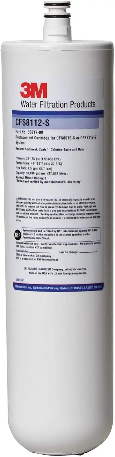 White Water Filter Cartridge with Scale Inhibitor, High-Quality Replacement for Clean Drinking Water
White Water Filter Cartridge with Scale Inhibitor, High-Quality Replacement for Clean Drinking Water