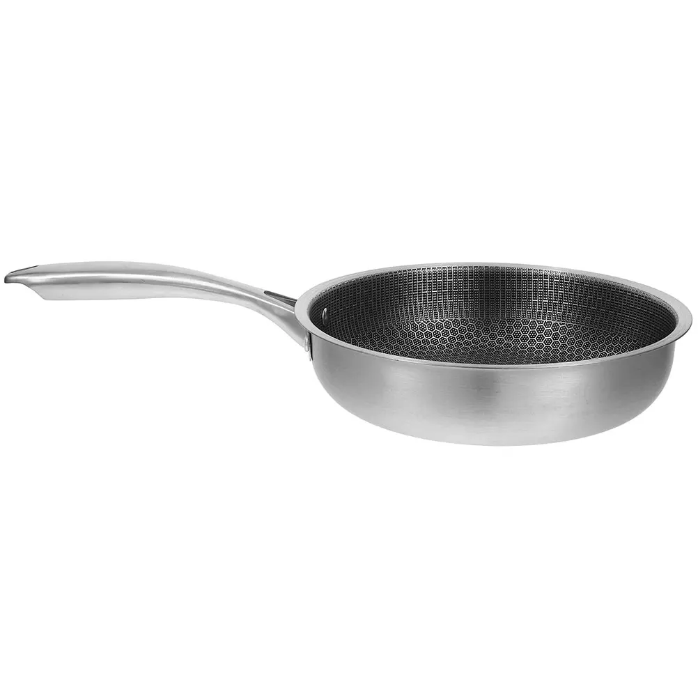 Stainless Steel Honeycomb Fry Pan Nonstick Skillet For Induction Gas Stove Oven Safe Egg Steak Searingmini Frying Wok
Stainless Steel Honeycomb Fry Pan Nonstick Skillet For Induction Gas Stove Oven Safe Egg Steak Searingmini Frying Wok