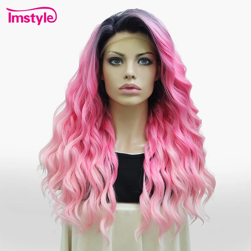 Imstyle Pink Synthetic Lace Front Wig Natural Hairline Deep Wave Wig High Quality Fiber Wigs for Women Cosplay Wigs
Imstyle Pink Synthetic Lace Front Wig Natural Hairline Deep Wave Wig High Quality Fiber Wigs for Women Cosplay Wigs