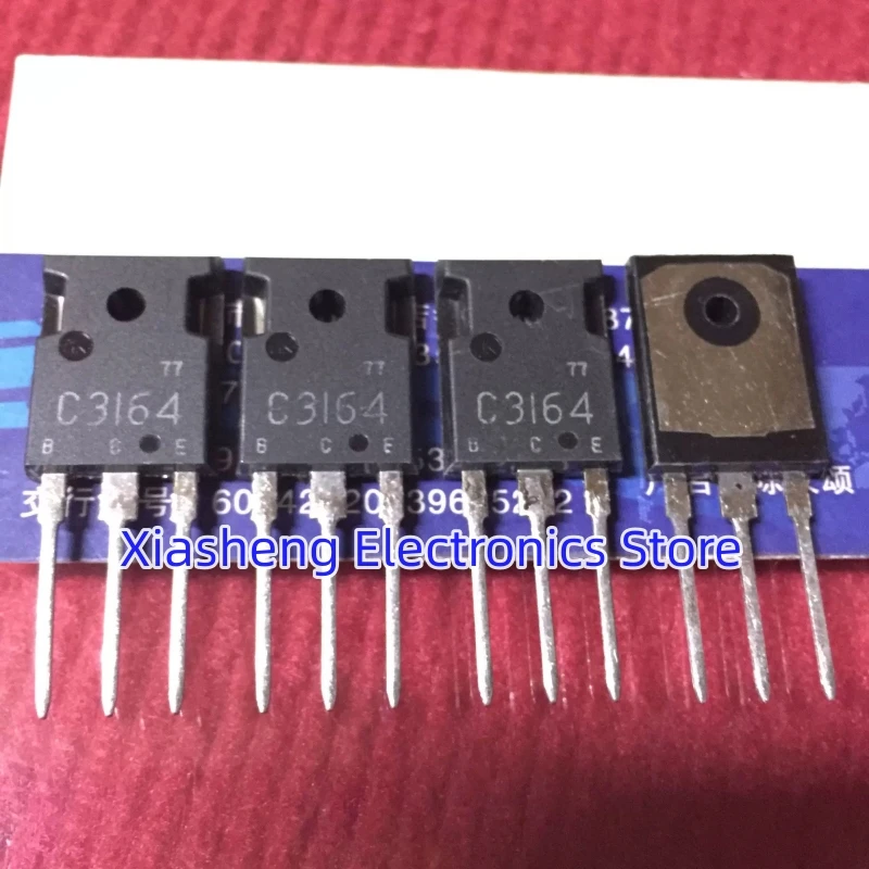 New Original 5Pcs 2SC3164 C3164 TO-247 500V 10A Powerful Transistor In Stock Good Quality
New Original 5Pcs 2SC3164 C3164 TO-247 500V 10A Powerful Transistor In Stock Good Quality